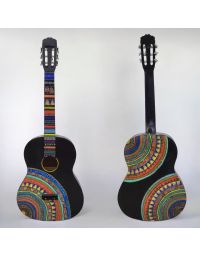 Guitar with "African Art" available at The Scout - Amman