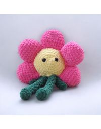 Fluffy Crochet Flower Plushy available at The Scout - Amman
