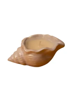 Candle Seashells - 25 g - Light Grey