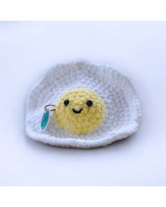 Fluffy Crochet Eggs Plushy available at The Scout - Amman