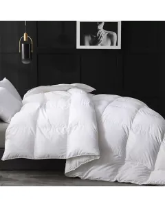 Nova Home Luxury Goose Down Comforter - 100% Cotton Cover/ 300 Thread Count - White available at The Scout - Amman, Jordan
