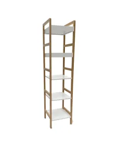 Nova Home Zest Rack Unit/ Bamboo/ 5 Shelves - Natural