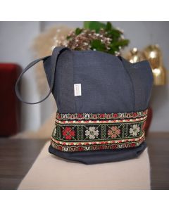 Handmade Handbag - Dark Grey