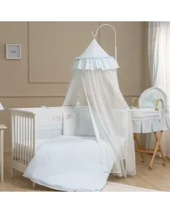 Funna Baby-Prince Mosquito Net - 100% Cotton - 500x180 cm - Blue