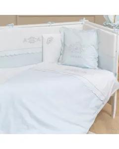Funna Prince Bed Set - 100% Cotton/ 8 Pieces - Blue available at The Scout - Amman, Jordan