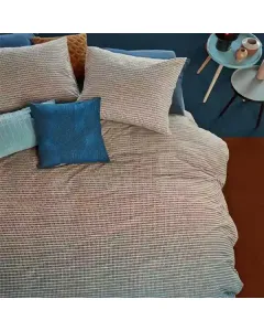 Bedding House Marmore Duvet Cover Set - 100% Cotton - Blue (Available in sizes) available at The Scout - Amman, Jordan