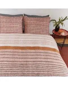 Bedding House Java Duvet Cover Set - 100% Cotton - Terra (Available in sizes) available at The Scout - Amman, Jordan