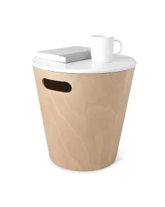 Umbra Storage Box - White & Natural available at The Scout - Amman, Jordan