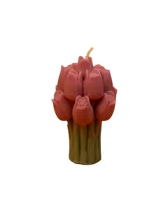 Flower Boquette Candle - 90 g - Purple