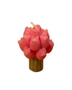 Flower Boquette Candle - 90 g - Pink