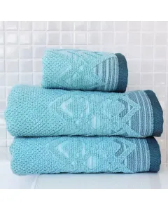 Nova Home Section Towel/ 100% Cotton/ 30x50 cm - Mint - premium quality product. - نوفا هوم - بشكير سيكشن" - 100% قطن - 30x50 سم - أخضر فاتح" - منتج عالي الجودة.