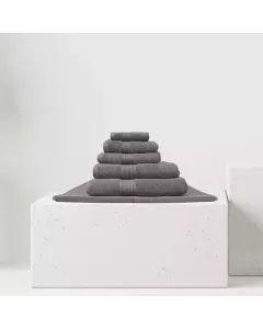 Nova Home "Pretty Collection" Towel - 100% Cotton/ 70x140 cm - Charcoal available at The Scout - Amman, Jordan