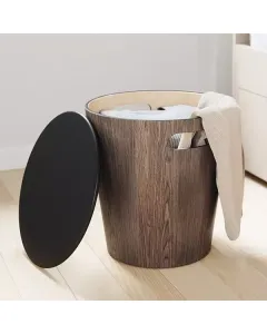 Umbra Storage Box - Black & Walnut available at The Scout - Amman, Jordan