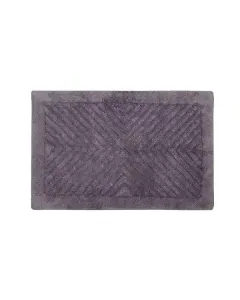 Nova Home Marina Bath Mat - 100% Cotton - Grey (Available in sizes) available at The Scout - Amman, Jordan