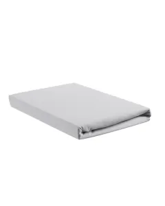 Nova Home "Jersey" Fitted Sheet Set - 100% Cotton - 2 Pcs - Twin - Grey available at The Scout - Amman, Jordan