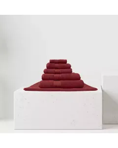 Nova Home "Pretty Collection" Towel - 100% Cotton/ 70x140 cm - Burgandy available at The Scout - Amman, Jordan