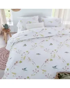 Bedding House Jasminum Duvet Cover Set - 100% Cotton - Multicolor (Available in sizes) available at The Scout - Amman, Jordan