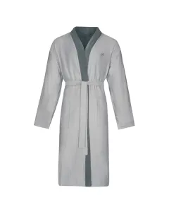 Bugatti Alessandro Men's Bathrobe - 100% Cotton - Grey Flannel (Available in sizes) available at The Scout - Amman, Jordan