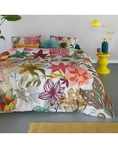 Bedding House Fiori Duvet Cover Set - 100% Cotton - Single/Twin - 2 Pcs - Multicolor available at The Scout - Amman, Jordan