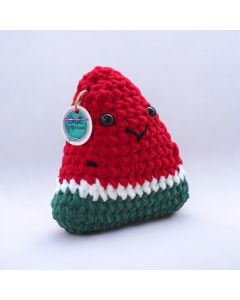 Fluffy Crochet Watermelon Plushy