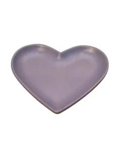 Heart Plate - Mauve