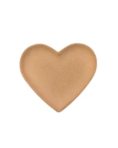 Heart Shaped Granite Plate - Beige