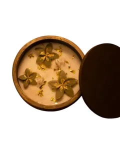 Panorama Aroma Candle Plate - 130 g - Wood