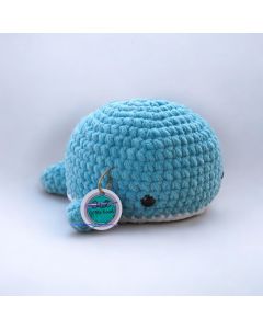 Fluffy Crochet Whale Plushy