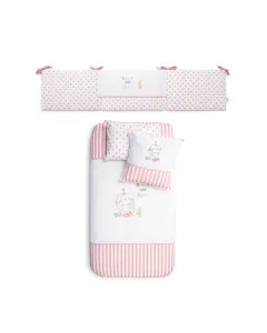 Funna VIP Baby Bed Set - 7 Pcs - Pink