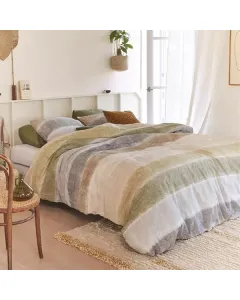 Bedding House "Soft Linen" Duvet Cover Set - 100% Cotton - Queen - 3 Pcs - Natural available at The Scout - Amman, Jordan