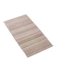 Nova Home Samaira Hand Woven Rug - 100% Cotton - 70x140 Cm - Brown available at The Scout - Amman, Jordan