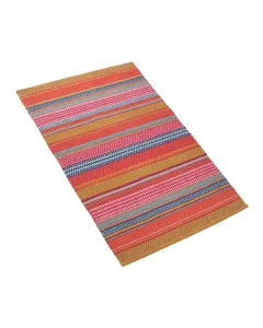 Nova Home Samaira Hand Woven Rug - 100% Cotton - Multicolor (Available in sizes) available at The Scout - Amman, Jordan