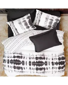 Nova Home "Shower" Duvet Cover Set - 100% Cotton - Black (Available in Sizes) available at The Scout - Amman, Jordan