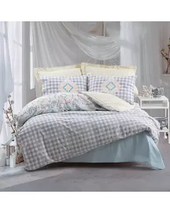 Nova Home "Monje" Duvet Cover Set - 100% Cotton - Single/Twin - 3 Pcs - Multicolor available at The Scout - Amman, Jordan