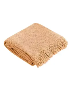 Manterol "Fausto" Throw Blanket -130x170 cm - Light Orange (001 27)