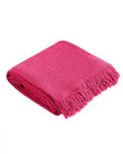 Manterol "Fausto" Throw Blanket -130x170 cm - Fushia (001 29)