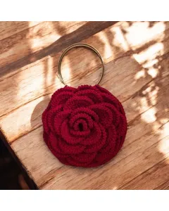 Handmade Crochet Flower Bag (28cm Diameter)