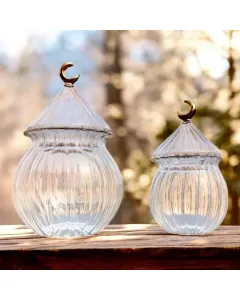 Set of 2 Jars (Glass)