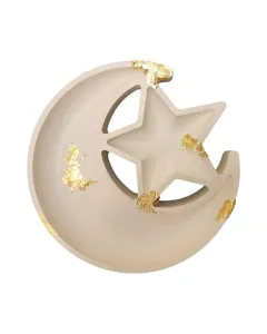 Crescent & Star Dish with a Golden Touch