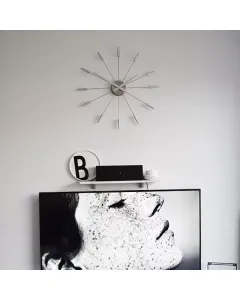 Nextime "Plug Inn" Wall Clock - Silver available at The Scout - Amman, Jordan