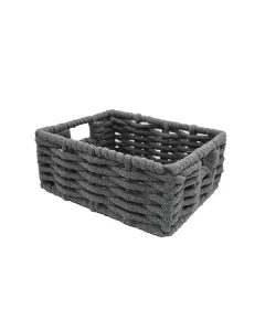 Weva Reader Cotton Storage Basket - Charcoal available at The Scout - Amman, Jordan
