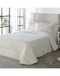 Nova Home Gallagher Spanish Jaquard Comforter Set - 6pcs - King & Super King - Taupe