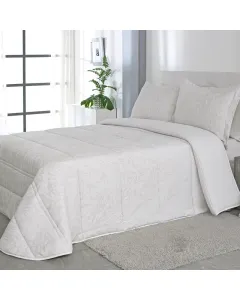 Nova Home Gallagher Spanish Jaquard Comforter Set - 6pcs - King & Super King - Beige