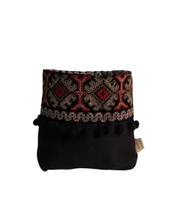 Small Table Bag - Black with Tatreez