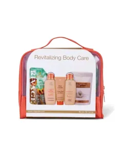 Set of 5 - Revitalizing Body Care Set – with Small Peach Bag