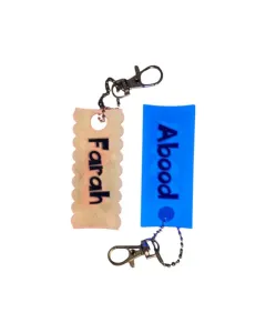 Resin Bag Tag – Glow in the Dark – 7.8x3.2cm