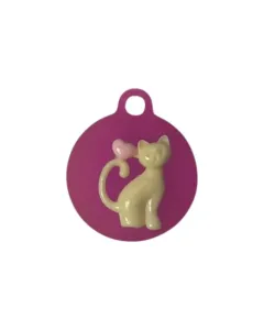 Resin Pet Collar Charm – Circle Shape – 1.8x2cm