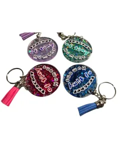 Acrylic Keychain – Quote Design – 5cm