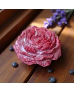 Dreamy Flower Soy Candle — Rose Shape