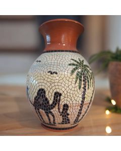 Mosaic Vase - premium quality product. - مزهرية فسيفساء - منتج عالي الجودة.